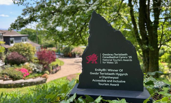 "Wales National Winners for the Accessible and Inclusive Tourism Award"